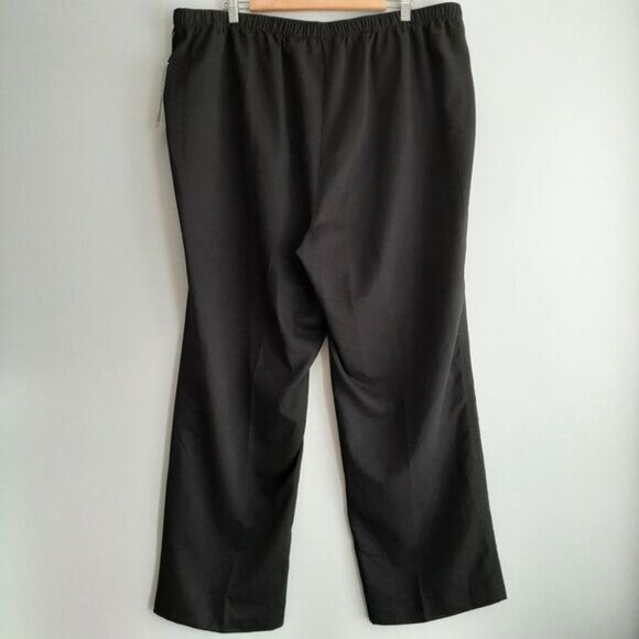 ALIA | by Nygard Classic Fit High Waist Pull-on Dress Pants Black Sz 24 W - Picture 5 of 10